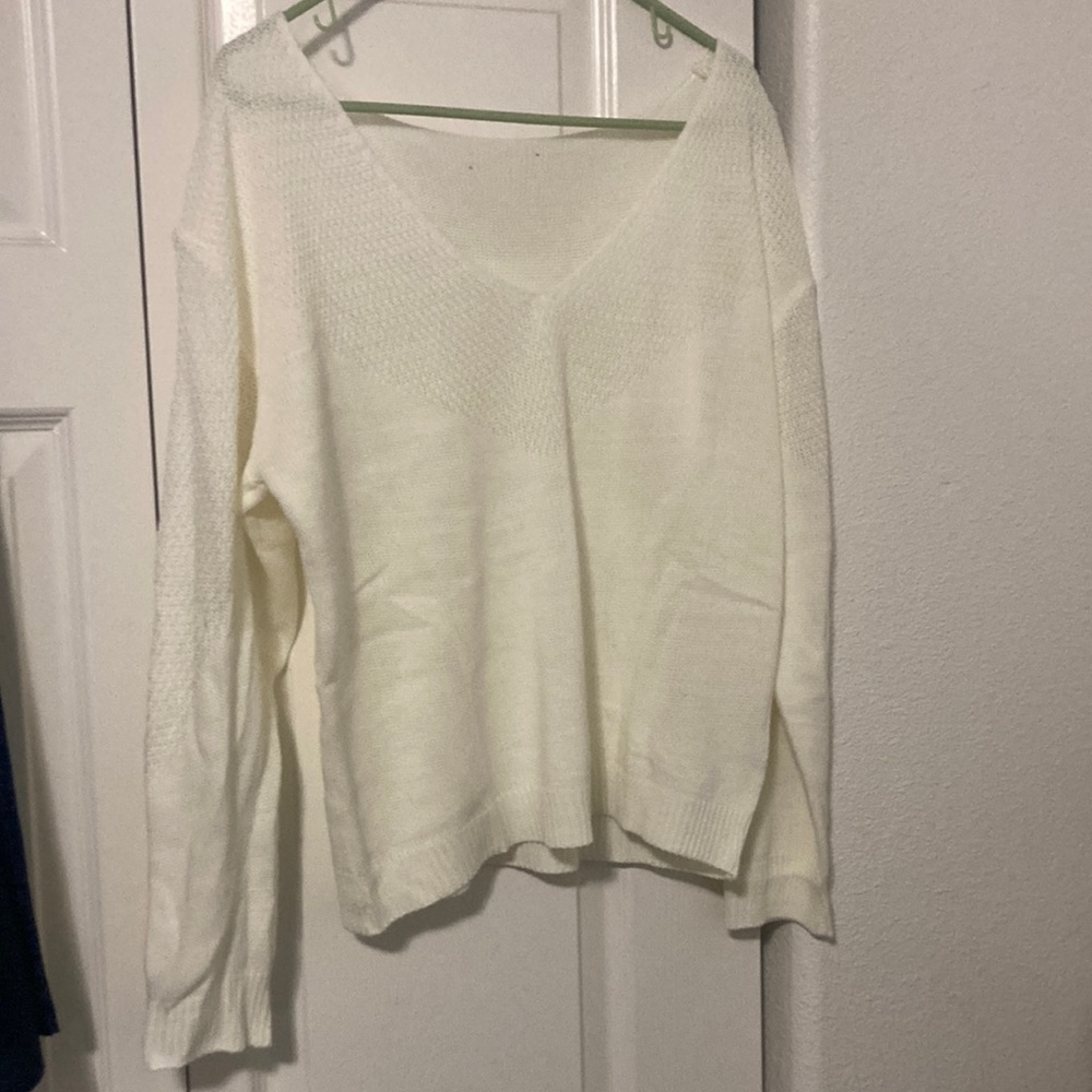 Size small. Cream/white. Never worn.